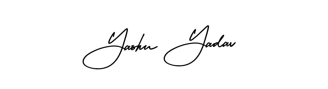 Yashu Yadav stylish signature style. Best Handwritten Sign (AmerikaSignatureDemo-Regular) for my name. Handwritten Signature Collection Ideas for my name Yashu Yadav. Yashu Yadav signature style 3 images and pictures png