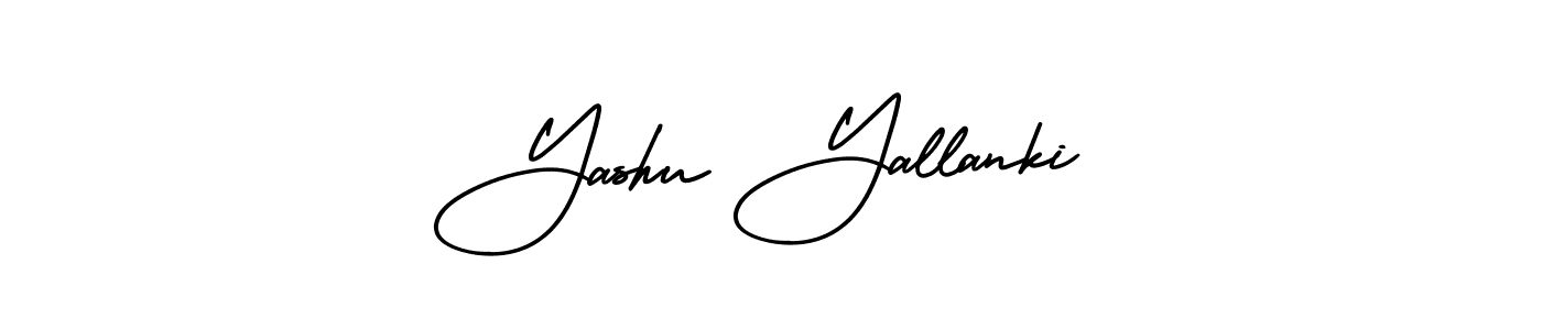 Similarly AmerikaSignatureDemo-Regular is the best handwritten signature design. Signature creator online .You can use it as an online autograph creator for name Yashu Yallanki. Yashu Yallanki signature style 3 images and pictures png