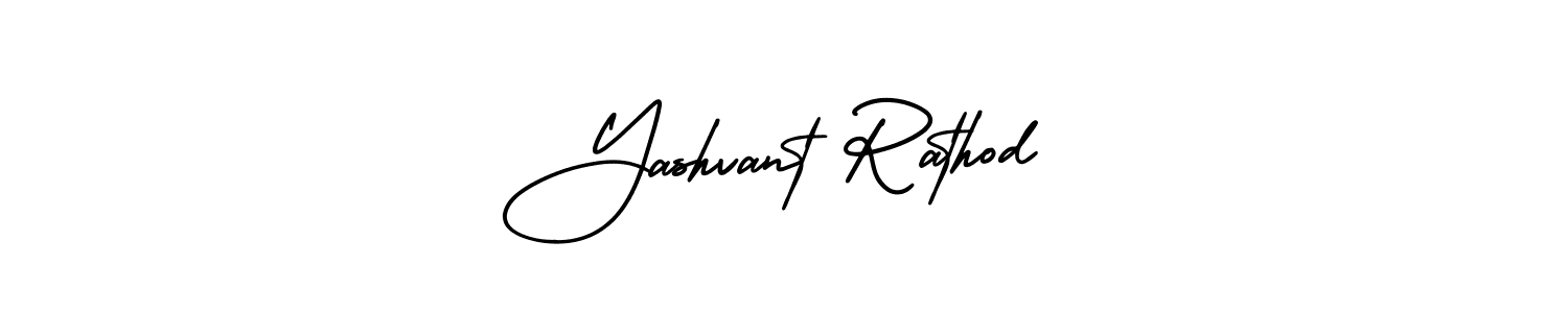 Make a beautiful signature design for name Yashvant Rathod. With this signature (AmerikaSignatureDemo-Regular) style, you can create a handwritten signature for free. Yashvant Rathod signature style 3 images and pictures png