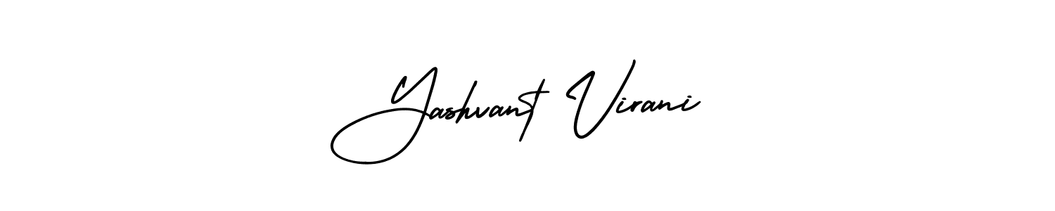 AmerikaSignatureDemo-Regular is a professional signature style that is perfect for those who want to add a touch of class to their signature. It is also a great choice for those who want to make their signature more unique. Get Yashvant Virani name to fancy signature for free. Yashvant Virani signature style 3 images and pictures png