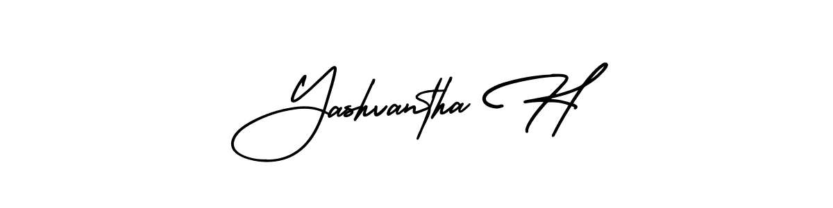 Make a beautiful signature design for name Yashvantha H. Use this online signature maker to create a handwritten signature for free. Yashvantha H signature style 3 images and pictures png