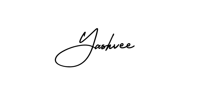 Yashvee stylish signature style. Best Handwritten Sign (AmerikaSignatureDemo-Regular) for my name. Handwritten Signature Collection Ideas for my name Yashvee. Yashvee signature style 3 images and pictures png