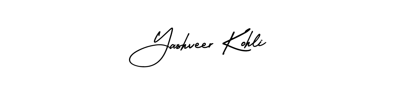 Design your own signature with our free online signature maker. With this signature software, you can create a handwritten (AmerikaSignatureDemo-Regular) signature for name Yashveer Kohli. Yashveer Kohli signature style 3 images and pictures png