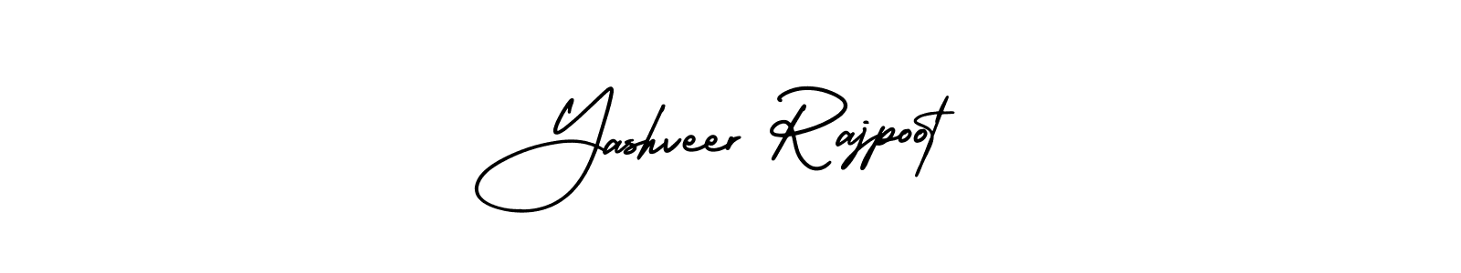 How to make Yashveer Rajpoot name signature. Use AmerikaSignatureDemo-Regular style for creating short signs online. This is the latest handwritten sign. Yashveer Rajpoot signature style 3 images and pictures png