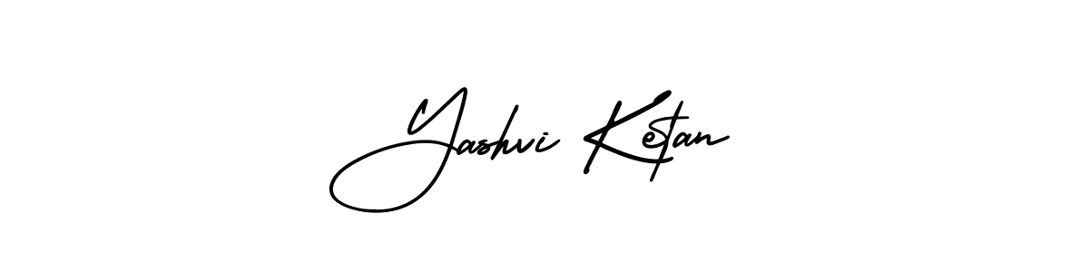 Design your own signature with our free online signature maker. With this signature software, you can create a handwritten (AmerikaSignatureDemo-Regular) signature for name Yashvi Ketan. Yashvi Ketan signature style 3 images and pictures png
