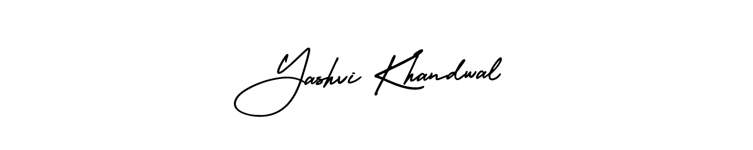 Similarly AmerikaSignatureDemo-Regular is the best handwritten signature design. Signature creator online .You can use it as an online autograph creator for name Yashvi Khandwal. Yashvi Khandwal signature style 3 images and pictures png