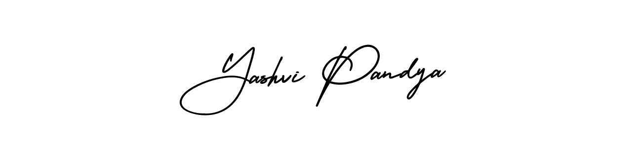 You should practise on your own different ways (AmerikaSignatureDemo-Regular) to write your name (Yashvi Pandya) in signature. don't let someone else do it for you. Yashvi Pandya signature style 3 images and pictures png