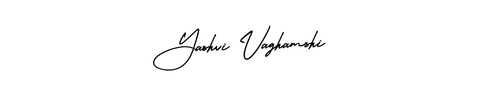 Use a signature maker to create a handwritten signature online. With this signature software, you can design (AmerikaSignatureDemo-Regular) your own signature for name Yashvi Vaghamshi. Yashvi Vaghamshi signature style 3 images and pictures png