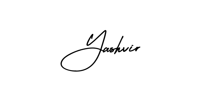 How to make Yashvir name signature. Use AmerikaSignatureDemo-Regular style for creating short signs online. This is the latest handwritten sign. Yashvir signature style 3 images and pictures png