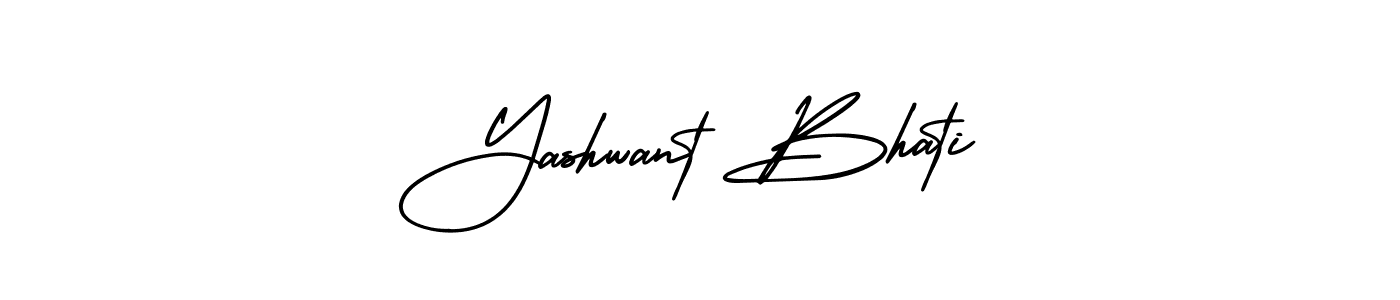 Make a short Yashwant Bhati signature style. Manage your documents anywhere anytime using AmerikaSignatureDemo-Regular. Create and add eSignatures, submit forms, share and send files easily. Yashwant Bhati signature style 3 images and pictures png