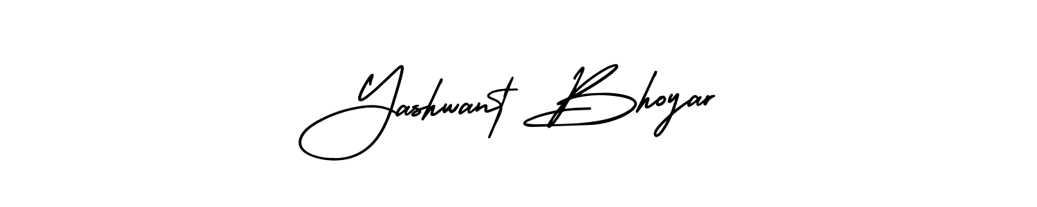 How to make Yashwant Bhoyar name signature. Use AmerikaSignatureDemo-Regular style for creating short signs online. This is the latest handwritten sign. Yashwant Bhoyar signature style 3 images and pictures png