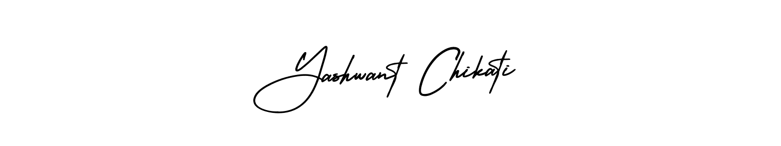 Yashwant Chikati stylish signature style. Best Handwritten Sign (AmerikaSignatureDemo-Regular) for my name. Handwritten Signature Collection Ideas for my name Yashwant Chikati. Yashwant Chikati signature style 3 images and pictures png