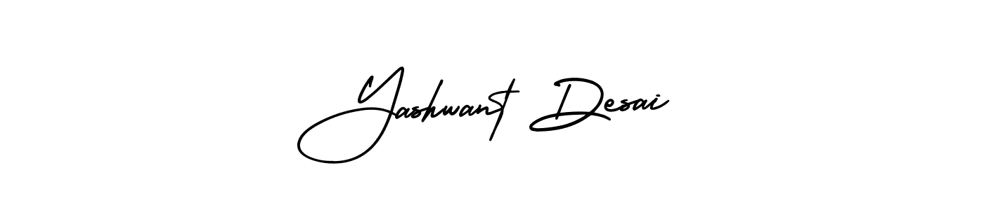 Yashwant Desai stylish signature style. Best Handwritten Sign (AmerikaSignatureDemo-Regular) for my name. Handwritten Signature Collection Ideas for my name Yashwant Desai. Yashwant Desai signature style 3 images and pictures png