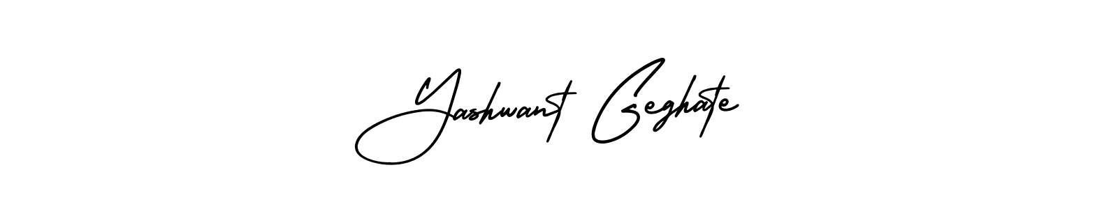 Use a signature maker to create a handwritten signature online. With this signature software, you can design (AmerikaSignatureDemo-Regular) your own signature for name Yashwant Geghate. Yashwant Geghate signature style 3 images and pictures png