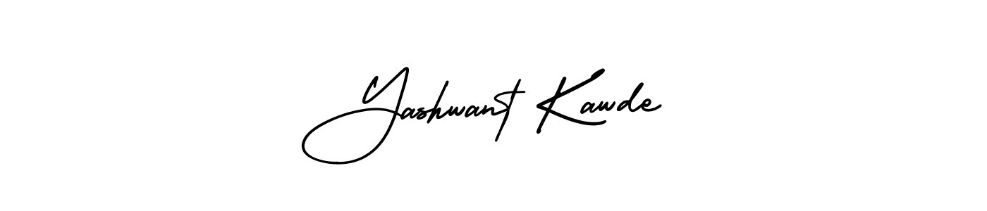 How to make Yashwant Kawde name signature. Use AmerikaSignatureDemo-Regular style for creating short signs online. This is the latest handwritten sign. Yashwant Kawde signature style 3 images and pictures png