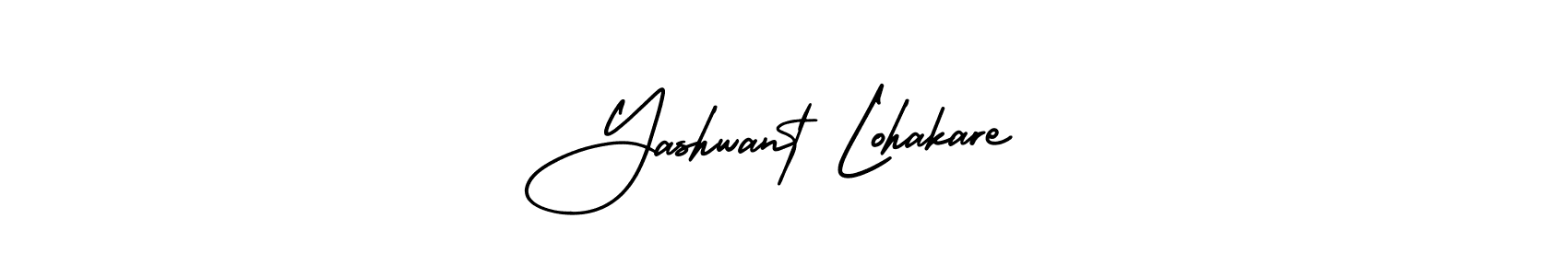 This is the best signature style for the Yashwant Lohakare name. Also you like these signature font (AmerikaSignatureDemo-Regular). Mix name signature. Yashwant Lohakare signature style 3 images and pictures png