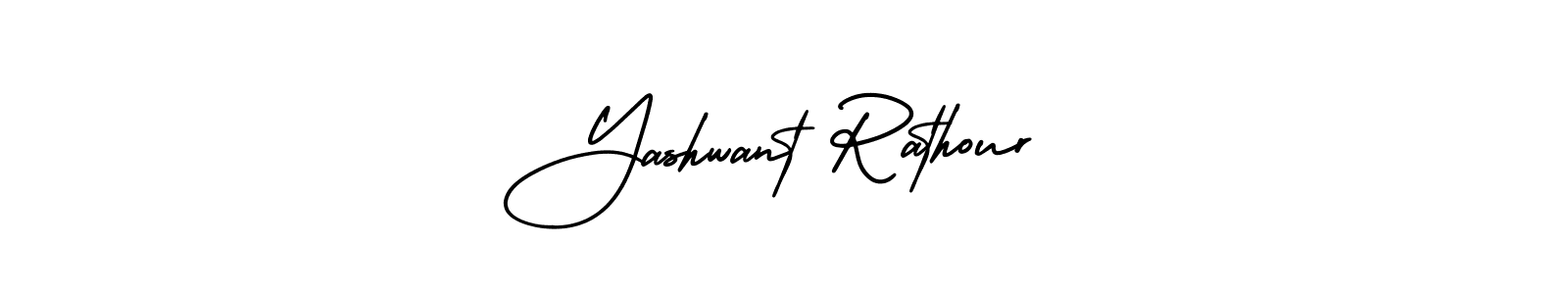 Yashwant Rathour stylish signature style. Best Handwritten Sign (AmerikaSignatureDemo-Regular) for my name. Handwritten Signature Collection Ideas for my name Yashwant Rathour. Yashwant Rathour signature style 3 images and pictures png