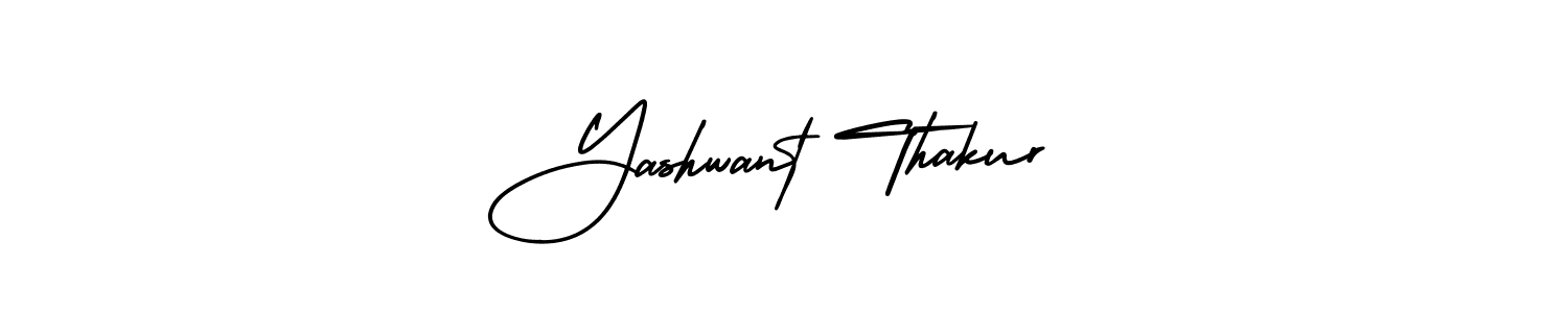 AmerikaSignatureDemo-Regular is a professional signature style that is perfect for those who want to add a touch of class to their signature. It is also a great choice for those who want to make their signature more unique. Get Yashwant Thakur name to fancy signature for free. Yashwant Thakur signature style 3 images and pictures png