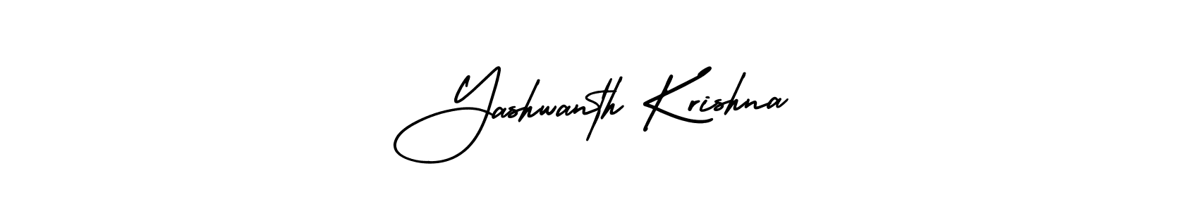Also we have Yashwanth Krishna name is the best signature style. Create professional handwritten signature collection using AmerikaSignatureDemo-Regular autograph style. Yashwanth Krishna signature style 3 images and pictures png
