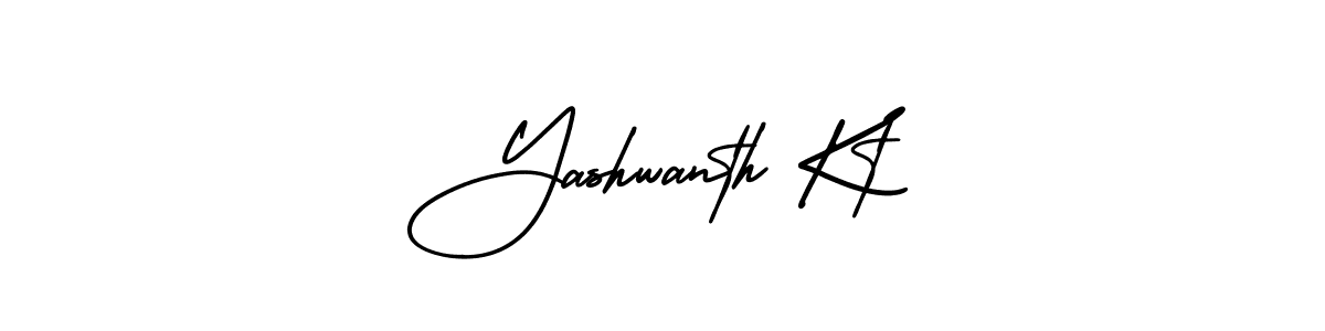 AmerikaSignatureDemo-Regular is a professional signature style that is perfect for those who want to add a touch of class to their signature. It is also a great choice for those who want to make their signature more unique. Get Yashwanth Kt name to fancy signature for free. Yashwanth Kt signature style 3 images and pictures png
