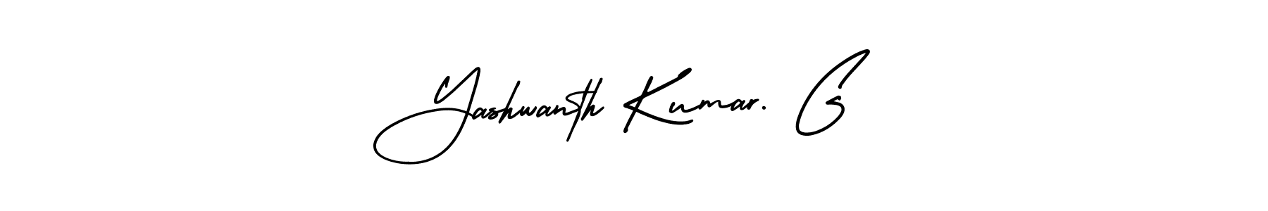 Design your own signature with our free online signature maker. With this signature software, you can create a handwritten (AmerikaSignatureDemo-Regular) signature for name Yashwanth Kumar. G. Yashwanth Kumar. G signature style 3 images and pictures png