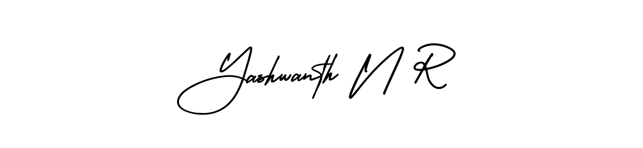 if you are searching for the best signature style for your name Yashwanth N R. so please give up your signature search. here we have designed multiple signature styles  using AmerikaSignatureDemo-Regular. Yashwanth N R signature style 3 images and pictures png