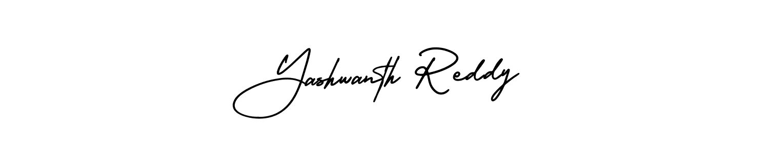 How to make Yashwanth Reddy name signature. Use AmerikaSignatureDemo-Regular style for creating short signs online. This is the latest handwritten sign. Yashwanth Reddy signature style 3 images and pictures png