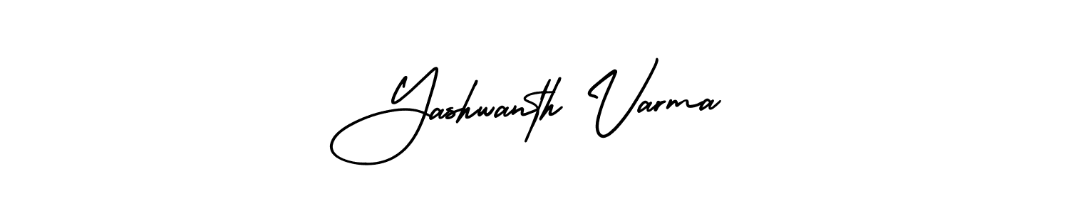 It looks lik you need a new signature style for name Yashwanth Varma. Design unique handwritten (AmerikaSignatureDemo-Regular) signature with our free signature maker in just a few clicks. Yashwanth Varma signature style 3 images and pictures png