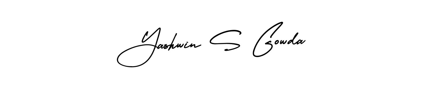 Also we have Yashwin S Gowda name is the best signature style. Create professional handwritten signature collection using AmerikaSignatureDemo-Regular autograph style. Yashwin S Gowda signature style 3 images and pictures png