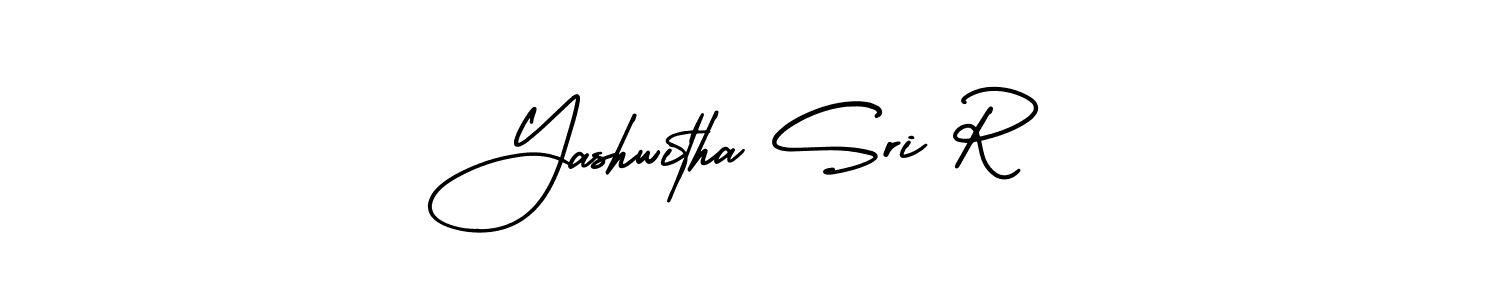 This is the best signature style for the Yashwitha Sri R name. Also you like these signature font (AmerikaSignatureDemo-Regular). Mix name signature. Yashwitha Sri R signature style 3 images and pictures png