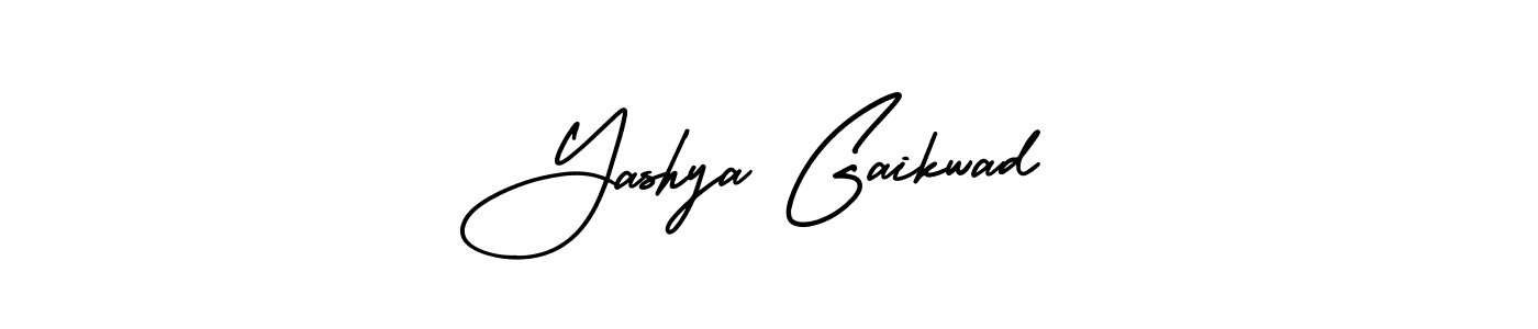 Make a short Yashya Gaikwad signature style. Manage your documents anywhere anytime using AmerikaSignatureDemo-Regular. Create and add eSignatures, submit forms, share and send files easily. Yashya Gaikwad signature style 3 images and pictures png