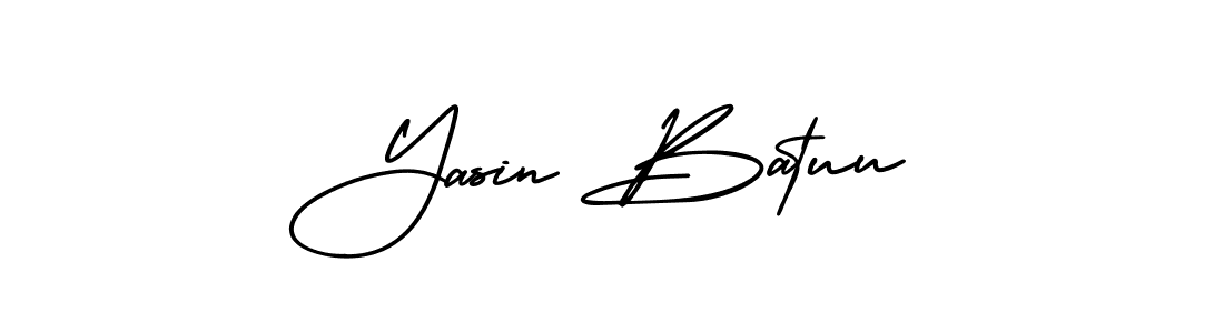 How to make Yasin Batuu signature? AmerikaSignatureDemo-Regular is a professional autograph style. Create handwritten signature for Yasin Batuu name. Yasin Batuu signature style 3 images and pictures png