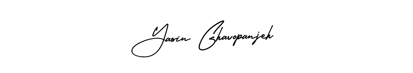 You should practise on your own different ways (AmerikaSignatureDemo-Regular) to write your name (Yasin Ghavopanjeh) in signature. don't let someone else do it for you. Yasin Ghavopanjeh signature style 3 images and pictures png