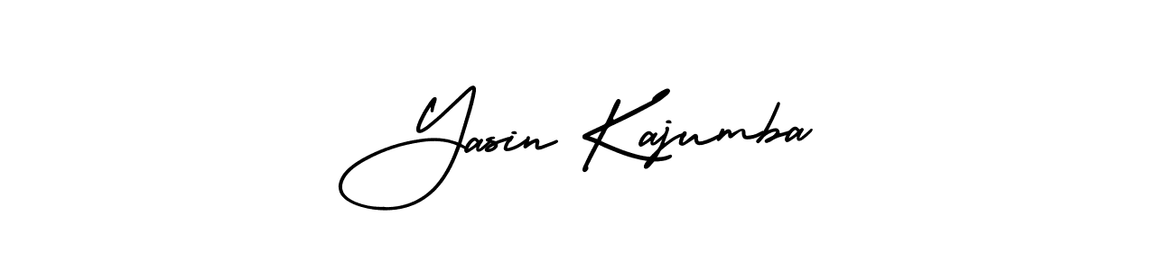 How to make Yasin Kajumba signature? AmerikaSignatureDemo-Regular is a professional autograph style. Create handwritten signature for Yasin Kajumba name. Yasin Kajumba signature style 3 images and pictures png