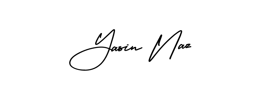 Make a beautiful signature design for name Yasin Naz. With this signature (AmerikaSignatureDemo-Regular) style, you can create a handwritten signature for free. Yasin Naz signature style 3 images and pictures png