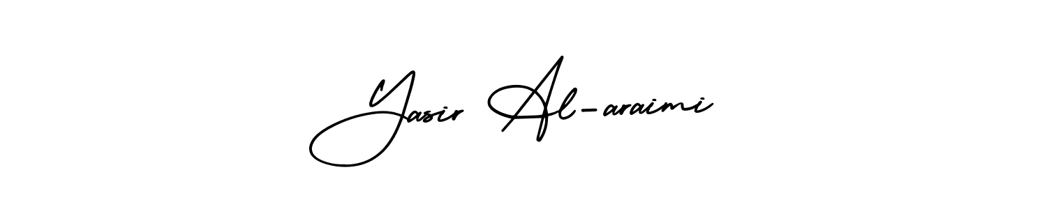 Create a beautiful signature design for name Yasir Al-araimi. With this signature (AmerikaSignatureDemo-Regular) fonts, you can make a handwritten signature for free. Yasir Al-araimi signature style 3 images and pictures png