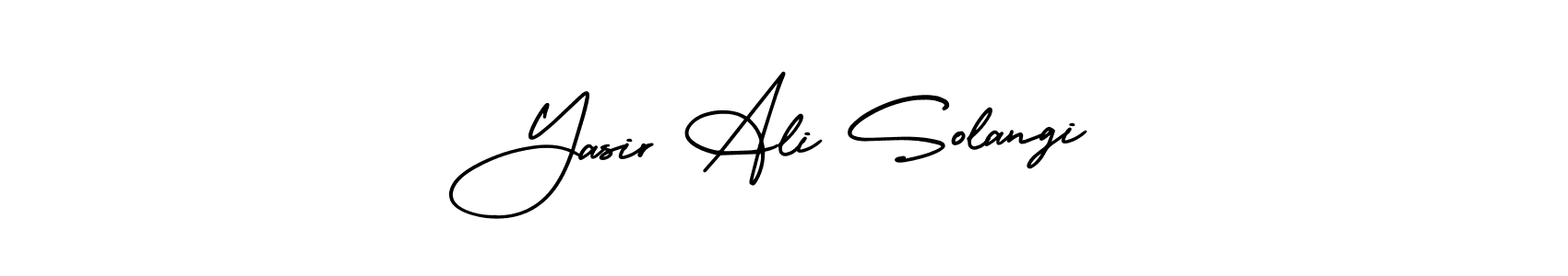 AmerikaSignatureDemo-Regular is a professional signature style that is perfect for those who want to add a touch of class to their signature. It is also a great choice for those who want to make their signature more unique. Get Yasir Ali Solangi name to fancy signature for free. Yasir Ali Solangi signature style 3 images and pictures png