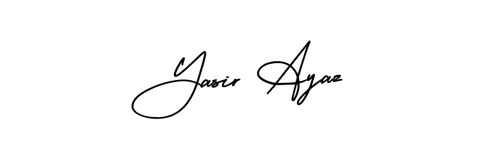 How to make Yasir Ayaz signature? AmerikaSignatureDemo-Regular is a professional autograph style. Create handwritten signature for Yasir Ayaz name. Yasir Ayaz signature style 3 images and pictures png