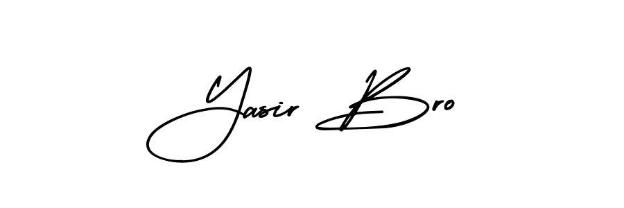 Also You can easily find your signature by using the search form. We will create Yasir Bro name handwritten signature images for you free of cost using AmerikaSignatureDemo-Regular sign style. Yasir Bro signature style 3 images and pictures png