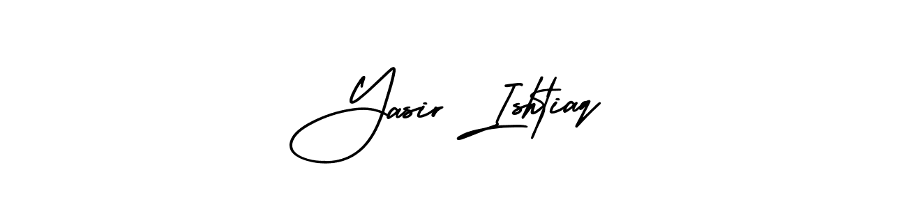 if you are searching for the best signature style for your name Yasir Ishtiaq. so please give up your signature search. here we have designed multiple signature styles  using AmerikaSignatureDemo-Regular. Yasir Ishtiaq signature style 3 images and pictures png
