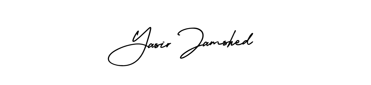 Create a beautiful signature design for name Yasir Jamshed. With this signature (AmerikaSignatureDemo-Regular) fonts, you can make a handwritten signature for free. Yasir Jamshed signature style 3 images and pictures png