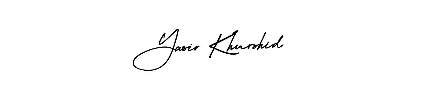 Best and Professional Signature Style for Yasir Khurshid. AmerikaSignatureDemo-Regular Best Signature Style Collection. Yasir Khurshid signature style 3 images and pictures png