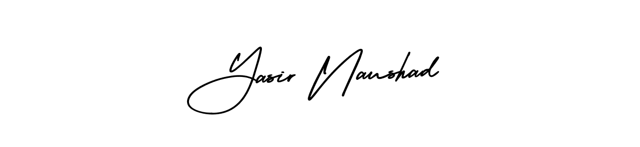 You can use this online signature creator to create a handwritten signature for the name Yasir Naushad. This is the best online autograph maker. Yasir Naushad signature style 3 images and pictures png