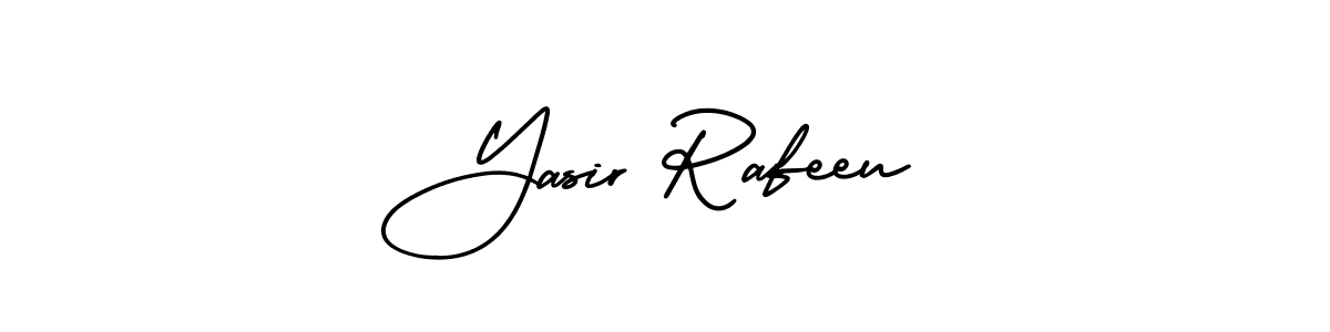 Best and Professional Signature Style for Yasir Rafeeu. AmerikaSignatureDemo-Regular Best Signature Style Collection. Yasir Rafeeu signature style 3 images and pictures png