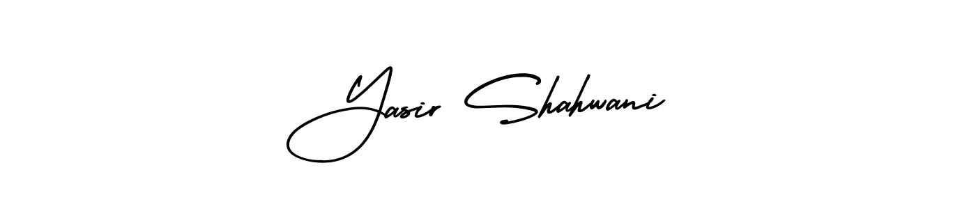 Make a beautiful signature design for name Yasir Shahwani. With this signature (AmerikaSignatureDemo-Regular) style, you can create a handwritten signature for free. Yasir Shahwani signature style 3 images and pictures png