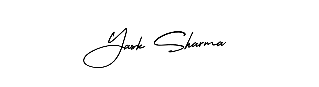 Similarly AmerikaSignatureDemo-Regular is the best handwritten signature design. Signature creator online .You can use it as an online autograph creator for name Yask Sharma. Yask Sharma signature style 3 images and pictures png