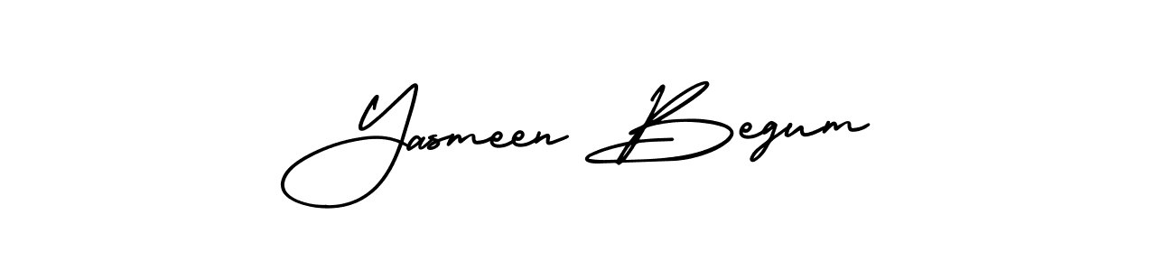 Also You can easily find your signature by using the search form. We will create Yasmeen Begum name handwritten signature images for you free of cost using AmerikaSignatureDemo-Regular sign style. Yasmeen Begum signature style 3 images and pictures png