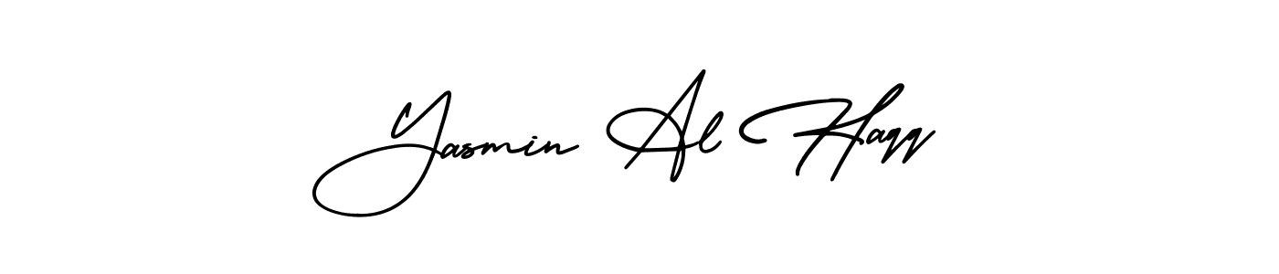 Similarly AmerikaSignatureDemo-Regular is the best handwritten signature design. Signature creator online .You can use it as an online autograph creator for name Yasmin Al Haqq. Yasmin Al Haqq signature style 3 images and pictures png