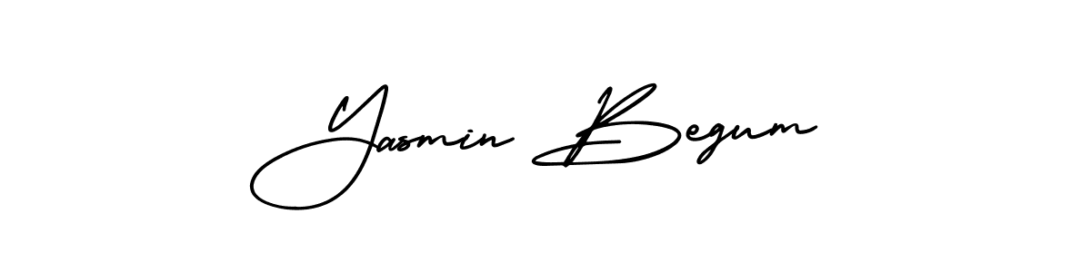 It looks lik you need a new signature style for name Yasmin Begum. Design unique handwritten (AmerikaSignatureDemo-Regular) signature with our free signature maker in just a few clicks. Yasmin Begum signature style 3 images and pictures png