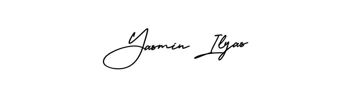 Best and Professional Signature Style for Yasmin Ilyas. AmerikaSignatureDemo-Regular Best Signature Style Collection. Yasmin Ilyas signature style 3 images and pictures png